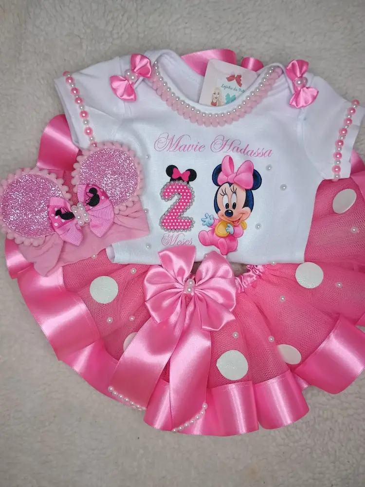 kit minnie rosa mes